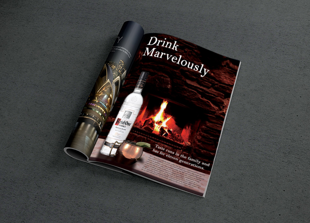 Ketel One Magazine Mock Up
