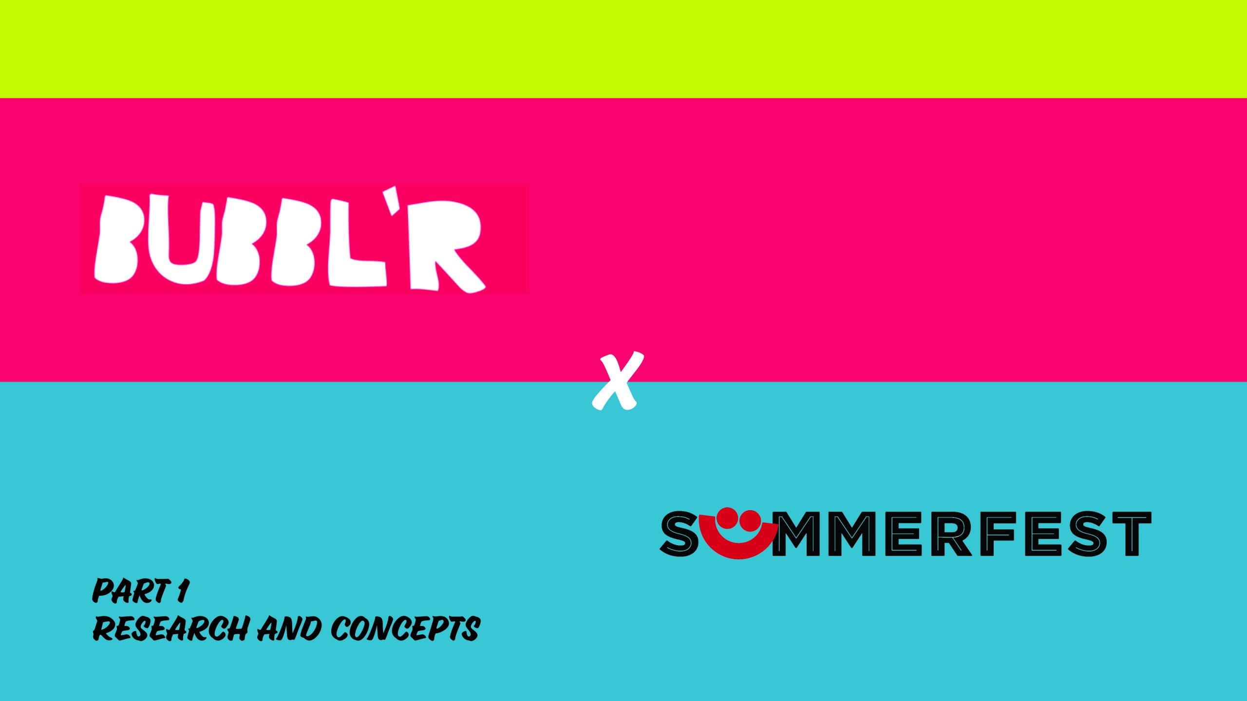 Bubbl'r Sparkling Water x Summerfest Promotion