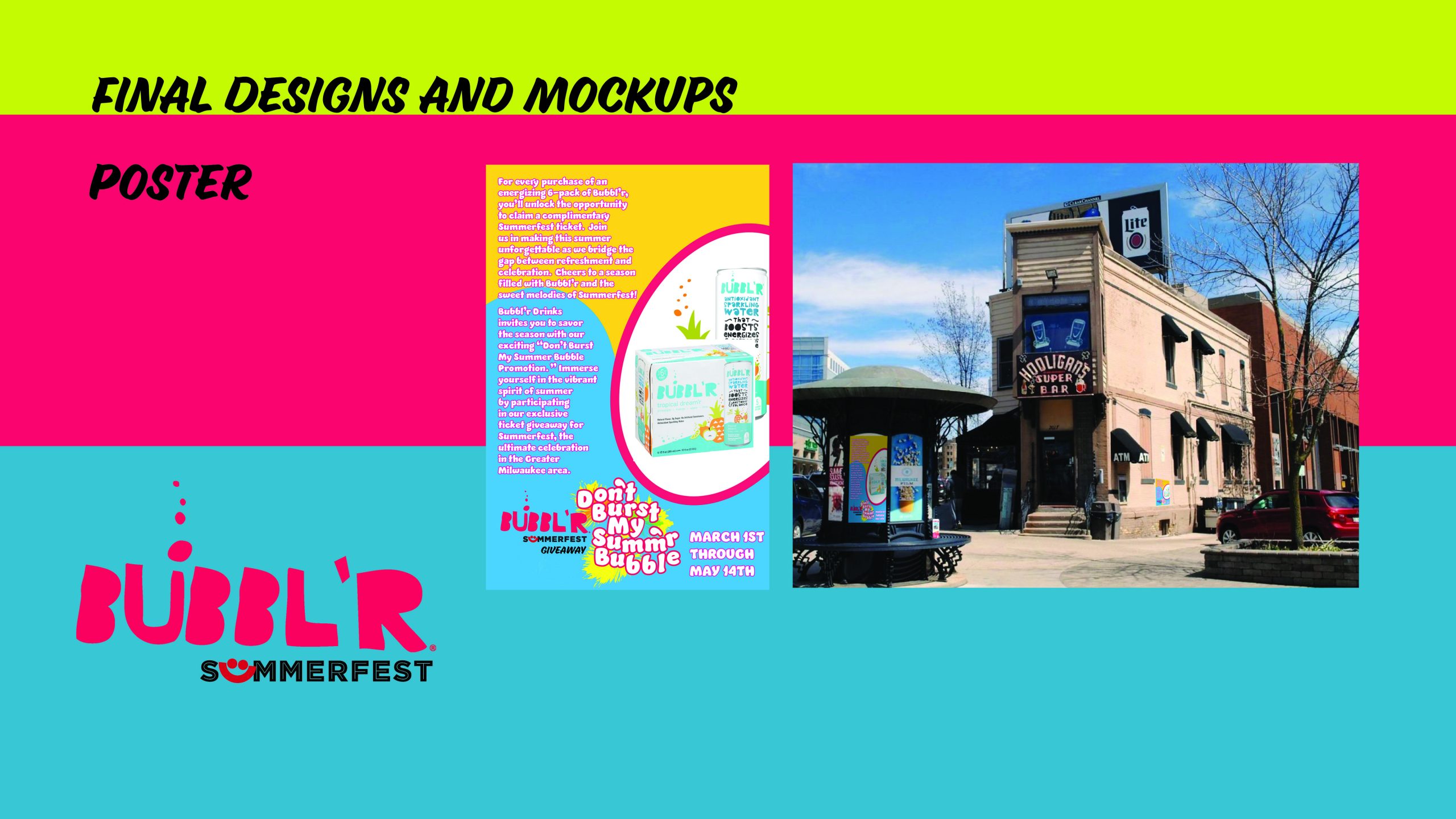 Bubbl'r x Summer fest Promotion Ads