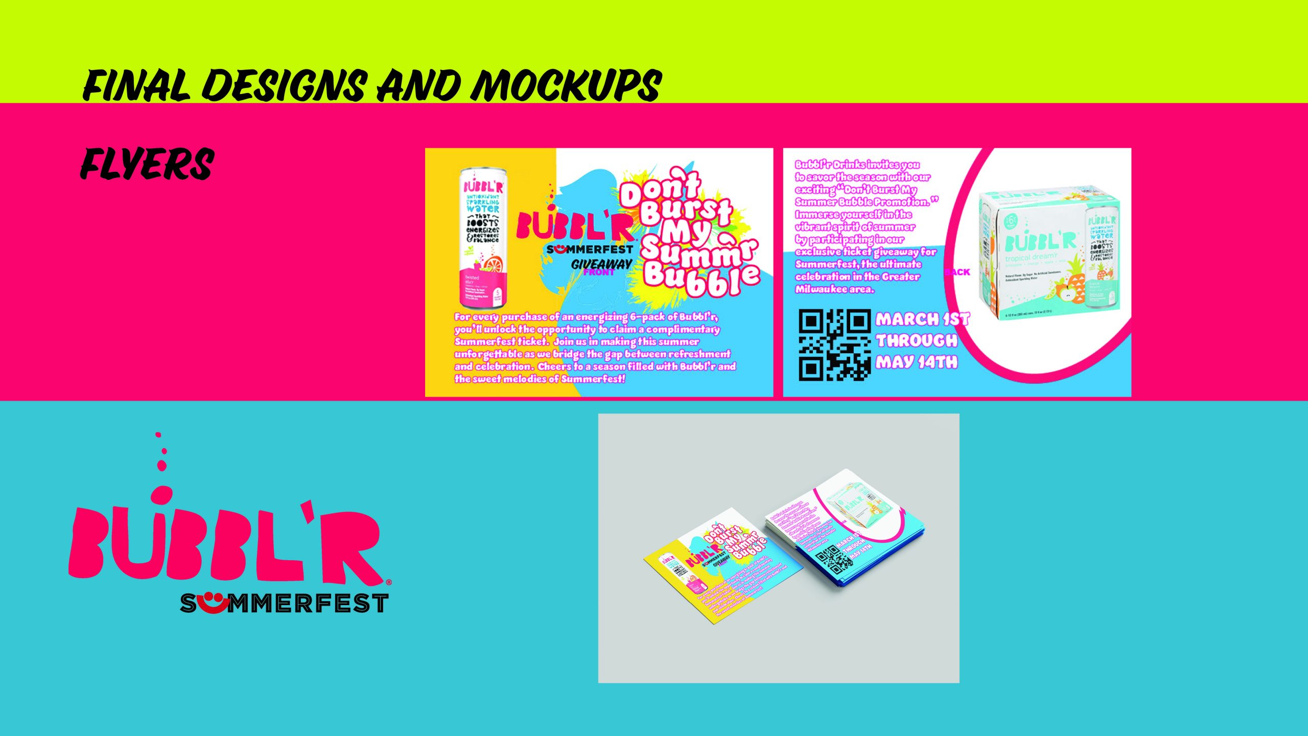 Bubbl'r x Summer fest Promotion Ads